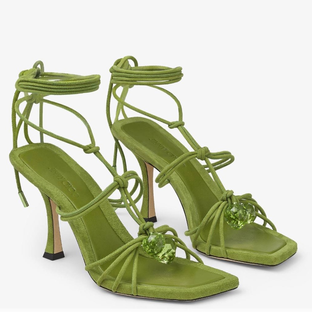 Jimmy Choo Lime Green Strappy Heels